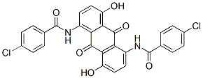 N,N'-(9,10-dihydro-4,8-dihydroxy-9,10-dioxoanthracene-1,5-diyl)bis[4-chlorobenzamide] CAS#: 83721-56-6
