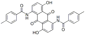 N,N'-(9,10-dihydro-4,8-dihydroxy-9,10-dioxoanthracene-1,5-diyl)bis[4-methylbenzamide] CAS#: 84559-87-5