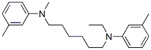 N,N'-Bis(m-methylphenyl)-N-methyl-N'-ethylhexamethylenediamine CAS#: 80620-67-3