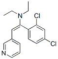N,N-Diethyl-1-(2,4-dichlorophenyl)-2-(3-pyridyl)vinylamine CAS#: 88280-59-5