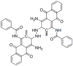 N,N'-[azinobis[methylidyne(4-amino-9,10-dihydro-9,10-dioxoanthracene-3,1-diyl)]]bisbenzamide CAS#: 83721-52-2