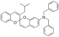 N,N-dibenzyl-3'-(2-methylpropyl)-2,2'-spirobi[2H-1-benzopyran]-7-amine CAS#: 85079-76-1