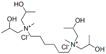 N,N'-hexane-1,6-diylbis[bis(2-hydroxypropyl)methylammonium] dichloride CAS#: 85117-90-4