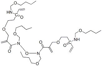 N,N'-[oxybis(2,1-ethanediyloxymethylene)]bis[N-(butoxymethyl)acrylamide] CAS#: 85409-83-2