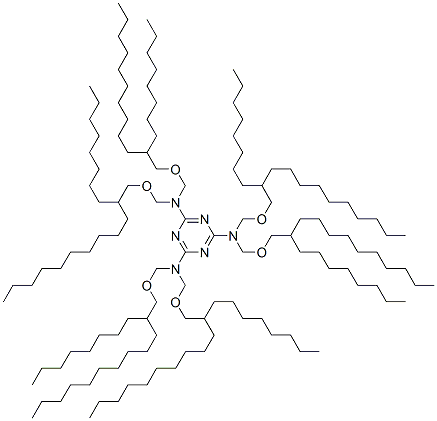 N,N,N',N',N'',N''-hexakis[[(2-octyldodecyl)oxy]methyl]-1,3,5-triazine-2,4,6-triamine CAS#: 84962-46-9