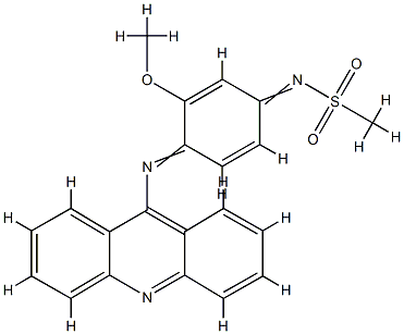 (NZ)-N-(4-acridin-9-ylimino-3-methoxy-1-cyclohexa-2,5-dienylidene)meth anesulfonamide CAS#: 87764-57-6