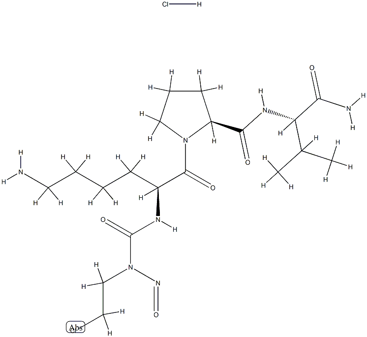 N(sup 2)-(((2-Chloroethyl)nitrosoamino)carbonyl)-L-lysyl-L-prolyl-L-va linamide hydrochloride CAS#: 87230-64-6