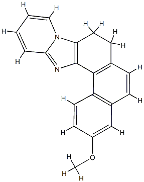 Phenanthro[4,3:4,5]imidazo[1,2-a]pyridine,  7,8-dihydro-3-methoxy- CAS#: 81183-15-5