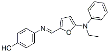 Phenol,  p-[[5-(N-ethylanilino)furfurylidene]amino]-  (8CI) CAS#: 801213-91-2
