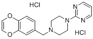 Piperazine, 1-(1,4-benzodioxin-6-ylmethyl)-4-(2-pyrimidinyl)-, dihydro chloride CAS#: 87787-57-3