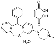 Piperazine, 1-(6,11-dihydro-11-phenyldibenzo(b,e)thiepin-3-yl)-4-methy l-, (Z)-2-butenedioate (1:1), hydrate CAS#: 84964-50-1