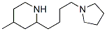 Piperidine, 4-methyl-2-[4-(1-pyrrolidinyl)butyl]- (9CI) CAS#: 805977-08-6