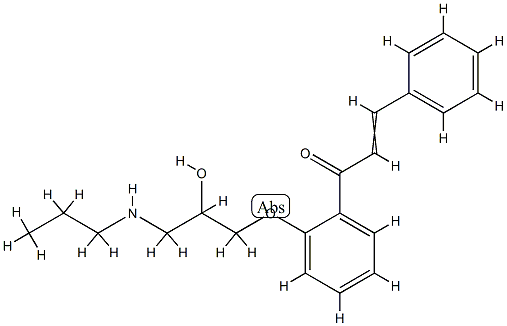 Propafenone Related Compound B (50 mg) ((2E)-1-[2-[(2RS)-2-hydroxy-3-(propylamino)propoxy]phenyl]-3-phenylprop-2-en-1-one) CAS#: 88308-22-9