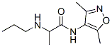 Propionamide, N-(3,5-dimethyl-4-isoxazolyl)-2-(propylamino)- (8CI) CAS#: 802023-79-6