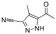Pyrazole-3-carbonitrile, 5-acetyl-4-methyl- (8CI) CAS#: 875-56-9