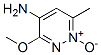 Pyridazine, 4-amino-3-methoxy-6-methyl-, 1-oxide (7CI) CAS#: 89465-10-1