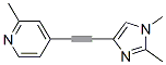 Pyridine, 4-[(1,2-dimethyl-1H-imidazol-4-yl)ethynyl]-2-methyl- (9CI) CAS#: 824431-72-3
