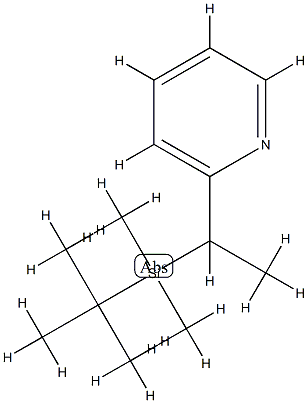 Pyridine,2-[1-[(1,1-dimethylethyl)dimethylsilyl]ethyl]-(9CI) CAS#: 83862-20-8