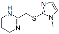 Pyrimidine, 1,4,5,6-tetrahydro-2-[[(1-methylimidazol-2-yl)thio]methyl]- (8CI) CAS#: 802046-04-4