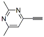 Pyrimidine, 4-ethynyl-2,6-dimethyl- (9CI) CAS#: 86521-00-8