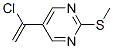 Pyrimidine, 5-(1-chloroethenyl)-2-(methylthio)- (9CI) CAS#: 87573-79-3