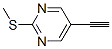 Pyrimidine, 5-ethynyl-2-(methylthio)- (9CI) CAS#: 87573-81-7