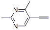 Pyrimidine, 5-ethynyl-2,4-dimethyl- (9CI) CAS#: 86521-01-9