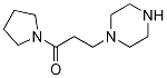 Pyrrolidine, 1-[1-oxo-3-(1-piperazinyl)propyl]- CAS#: 89009-70-1