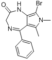 Pyrrolo(3,4-e)-1,4-diazepin-2(1H)-one, 3,7-dihydro-8-bromo-6,7-dimethy l-5-phenyl- CAS#: 84829-73-2