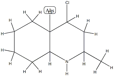 Quinaldine, 4,4a-dichlorodecahydro-, stereoisomer (8CI) CAS#: 802050-48-2