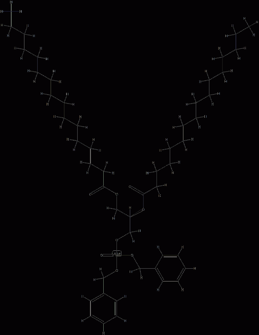 [R,(+)]-1-O,2-O-Dipalmitoyl-L-glycerol 3-(phosphoric acid dibenzyl) ester CAS#: 80795-00-2