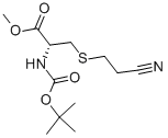 (R)-2-TERT-BUTOXYCARBONYLAMINO-3-(2-CYANO-ETHYLSULFANYL)-PROPIONIC ACID METHYL ESTER CAS#: 82835-13-0