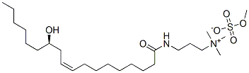 [R-(Z)]-3-[(12-hydroxy-1-oxo-9-octadecenyl)amino]propyltrimethylammonium methyl sulphate CAS#: 85508-38-9