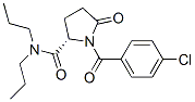 (S)-1-(4-chlorobenzoyl)-5-oxo-N,N-dipropylpyrrolidine-2-carboxamide CAS#: 85760-87-8