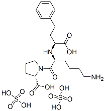 (S)-1-[N2-(1-carboxy-3-phenylpropyl)-L-lysyl]-L-proline disulphate CAS#: 82009-35-6