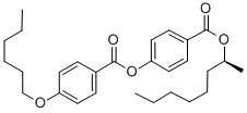 S-(+)-2-Octyl 4-(4-hexyloxybenzoyloxy)benzoate CAS#: 87321-20-8