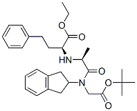 (S)-2-[(S)-1-[N-[(tert-Butoxycarbonyl)methyl]-N-(indan-2-yl)aminocarbonyl]ethylamino]-4-phenylbutyric acid ethyl ester CAS#: 83435-61-4