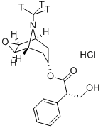 SCOPOLAMINE HYDROCHLORIDE, [N-METHYL-3H] CAS#: 80324-61-4