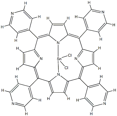 Sn(IV) meso-Tetra (4-Pyridyl) Porphine Dichloride CAS#: 87261-83-4