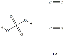 Sulfuric acid,compounds,barium salt,mixt. with zinc oxide and zinc sulfide CAS#: 8006-32-4