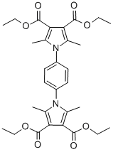 TETRAETHYL 1,1'-(1,4-PHENYLENE)BIS(2,5-DIMETHYL-1H-PYRROLE-3,4-DICARBOXYLATE) CAS#: 83607-08-3