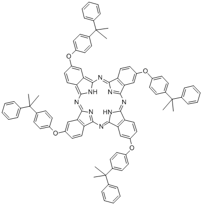 TETRAKIS(4-CUMYLPHENOXY)PHTHALOCYANINE CAS#: 83484-76-8