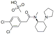 TRANS-(+/-)-3,4-DICHLORO-N-METHYL-N-(2-[1-PYRROLIDINYL]CYCLOHEXYL)-BENZENEACETAMIDE METHANESULFONATE SALT CAS#: 83913-05-7