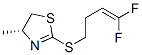 Thiazole, 2-[(4,4-difluoro-3-butenyl)thio]-4,5-dihydro-4-methyl-, (4R)- (9CI) CAS#: 824391-26-6