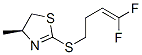 Thiazole, 2-[(4,4-difluoro-3-butenyl)thio]-4,5-dihydro-4-methyl-, (4S)- (9CI) CAS#: 824391-27-7
