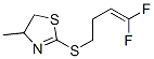 Thiazole, 2-[(4,4-difluoro-3-butenyl)thio]-4,5-dihydro-4-methyl- (9CI) CAS#: 824391-25-5