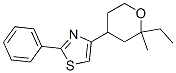 Thiazole, 4-(2-ethyl-2-methyloxan-4-yl)-2-phenyl- CAS#: 88572-15-0