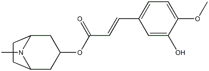 Tropanyl 3-hydroxy-4-methoxycinnamate CAS#: 86702-58-1