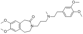 Zatebradine CAS#: 85175-67-3