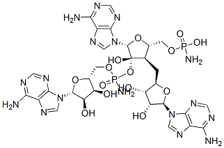 adenylyl (2'-5')-adenylyl-(2'-5')adenosine bis-phosphoramidate CAS#: 81010-22-2